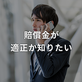 賠償金が 適正か知りたい