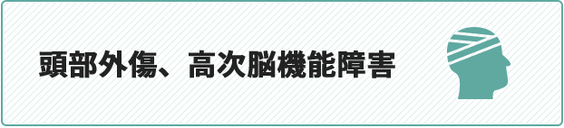 頭部外傷、高次脳機能障害