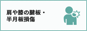 肩や膝の腱板・半月板損傷